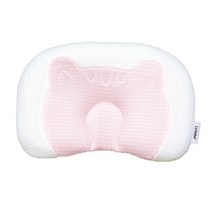 라베베 메쉬 필로우 아기 두상베개, 핑크