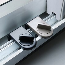 마리수 창문못열게 창문 고정 안전 잠금 방범 장치 창문스토퍼 추락방지 베란다샷시 미닫이문잠금장치, 실버, 1개