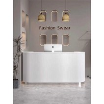 인포데스크 카운터 데스크 요가 스튜디오 의류 매장, 검은색 160x60x100cm