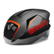 브리코 자전거헬멧 플루이드 가스 2가지 모델, WHITE-화이트오렌지