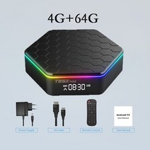 셋톱박스 선반거치대 IPTV 정리함 공유기 안드로이드 120 TV 박스 T95Z 플러스 Allwinner H618 칩 4G 64G 듀얼 Wifi6 6K HDR 12 미디어 플레이, 없음, 41.Au 플러그  4G 64G Normal Remot