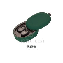이어폰 적용 디바레 DEVIALETGEMIN 쌍둥이 실리콘 개성 부드러운케이스 여행용파우치 4903045536, DEVIALET GEMINI, 다크그린 색 보호케이스 걸이를선물 갈