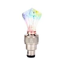 자전거후미등 자전거라이트 자전거전조등 자전거 밸브 라이트 모션 센서 LED 배터리 포함 오토바이 자동, 01 L01-Gem Color