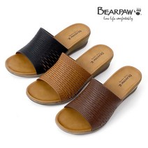 베어파우(BEARPAW) KIKI 웨지 슬리퍼 K2086001NB-W