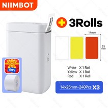 Niimbot D11 플러스 D101 열 Inkless 휴대용 포켓 라벨 프린터 메이커 전화 홈 오피스 사용 미니 인쇄 용지 기계, [04] D101 Add 3 Color A, 04 D101 Add 3 Color A, 04 D101 Add 3 Color A