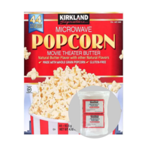 커클랜드 전자레인지 버터팝콘 대용량 실속형 소분상품 (소분허가 제2022-0446497호), 20봉