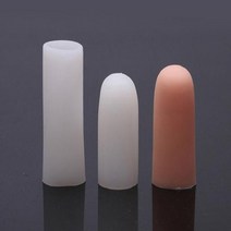 손가락 발가락 엄지 검지 보호 실리콘 다용도 골무 1P, 화이트L(1268-7)