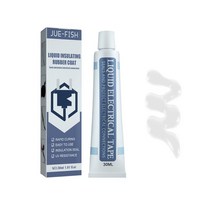 열에강한접착제 바르는 접착제 열 패트용 액체 절연 고온 125 ML 방수 자외선 차단 램프 보드 전기 실란트 테이프 페이스트, [03] 30ML white