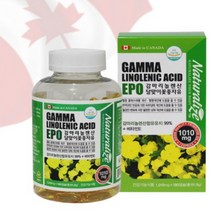 캐나다 직수입 달맞이꽃종자유 감마리놀렌산 180캡슐 GLA 함유유지 99% 240mg 혈중 콜레스테롤 월경전 불편한 상태 개선 도움 달맞이유 달맞이꽃 영양제, 180정, 1개
