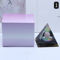 피라미드 인테리어장식품 사무실인테리어소품 Orgonite 일곱 차크라 에너지 피라미드 오라 운세 용품 요가, 04 Rose Quartz1_01 6cm