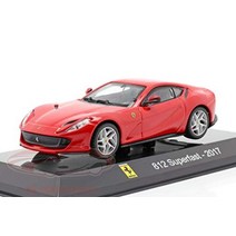페라리 812 슈퍼 패스트 미니카 143 FERRARI 812 SUPERFAST 2017 WITH SHOWCASE (레드) [품]