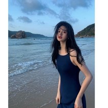 민소매 슬링 여름 해변 휴가 슬림 드레스 여름원피스 롱원피스 하객룩 여성원피스 린넨원피스 여성의류쇼핑몰 쉬폰원피스 휴양지원피스 데님원피스 빅사이즈원피스 셔츠원피스 하객원피스