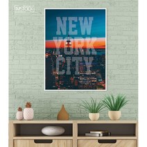 아이엠스톡 인테리어 액자 New York City 시리즈 048 뉴욕 사진 원목 캔퍼스액자, 블랙원목