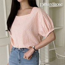 디자이어로즈 디자이어로즈 20대 30대 여자 체크 여름 블라우스 4color (8734211)