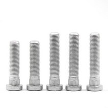 휠캡 수입차부품 볼트너트 1020 조각 knurled13mmM12 15 자동차 바퀴 러그 볼트 휠 길이 나사 포드 마즈다 현대 기아 재규어, 10PCS 57MM+M12x1.25