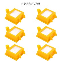 6 조각 hepa 필터 청소 도구 교체 키트 iRobot Roomba 700 시리즈 760 770 780 790 진공 제품 로봇 예비 부품