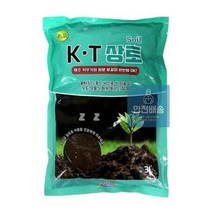 KT 고급 원예 상토3L 파종 어린모종 화초 분갈이, 1개