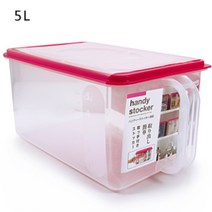 반찬 김치통 냉동 냉장실 정리함 밀폐용기 방습 보관용기 밀프랩 야채 식자재, 스몰레드32x18.7x15.4cm개