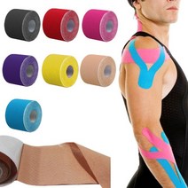 미스터홈 스포츠테이핑 근육테이프 어깨테이핑, 레드