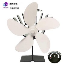무동력 스토브팬 에코팬 서큘레이터, S5Y현자백+온도계