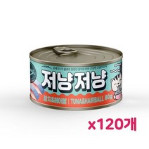 친절한도그씨 저냥저냥 참치헤어볼 80g x 120개 고양이간식 젤리캔, 단품