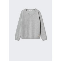 망고키즈 MANGO KIDS 브이넥 스웨터 Light/Pastel Gray 37052503