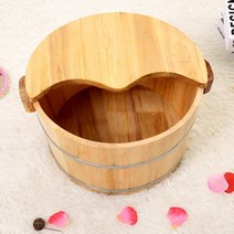 편백나무 반신 욕기 히노끼 욕조 편밴반식욕기 히노끼 개인찜질방 이동욕조 일본욕조 목통 1인사우나 30cm 마사지 단단한 나무 발 목욕 스파 페디큐어 발 욕조 몸을 담그는 0, 21 표지