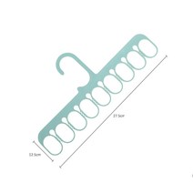 옷 수납장 매직 멀티 포트 지원 걸이 건조 랙 다기능 플라스틱 스토리지, 10 Cyan blue