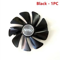컴퓨터 CPU쿨러 95MM CF1015H12D DC 12V 쿨러 팬 교체 사파이어 Radeon 니트로 RX470 4G RX 580 8Gb 그래픽, 01 Black  1 Pc