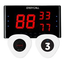 이지콜 PB-100 벨(화이트)+수신기 세트상품 (번호스티커 무료부착 수량변경가능), 33) EY-2003모니터 1개+호출벨(화이트) 6개, 6개