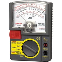 Sanwa 산와 전지 계기 절연 단열 저항계 PDM5219S 계측기 테스터, 1000V, 500V, 250V개