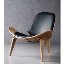 감각적인 의자 디자이너 연예인 원룸소파 스타일 예술적, 베이지 가죽 패드