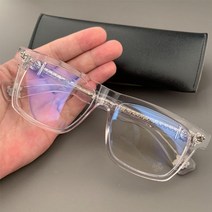보검크롬 하트 남녀공용 안경테 뿔테 프레임