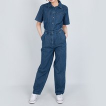 게스 여성 점프수트 반판 점프슈트 미디엄블루 YN2D6755
