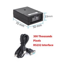 EVAWGIB미니 사이즈 TTL RS232 직렬 USB 바코드 스캐너 모듈 QR 셀프 인덕션 리더 미니 자동 스캔 모바일 지불, EVX821TRS232