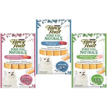 퓨리나 팬시피스트 내추럴 퓨레 키스 3종 40g, 연어와 참치 40g