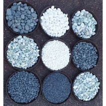 유림화훼자재상사 사이즈선택 유림화분 흑자갈3kg 3호(12~15mm)