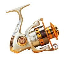 4점대베이트릴Yumoshi EF500-9000 12BB 5.2:1 금속 스피닝 낚시 릴 플라이 휠 담수/바닷물 바다 낚시 스피, 01 금_01 12_05 5000의 시리즈