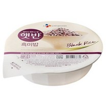 햇반 흑미밥, 210g, 22개