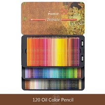 Marco Tribute MASTERS 120 오일 컬러 연필 전문 아티스트 파인 드로잉 틴 박스 아트 용품 Andstal, [01] 120 Oil color