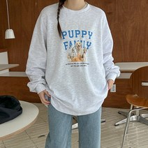 퍼피앤 루즈핏 긴소매 티셔츠 68557 빅사이즈 여성의류