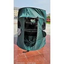 차박텐트 도킹 꼬리텐트 원터치 싼타페 올뉴카니발 쏘렌토 스포티지 SUV 캠핑, 말치테그린(모기장일체+창문형)