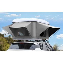 차량 루프탑 텐트 자동 오토 SUV 하드케이스 캐리어, (M)블랙케이스 + 카키 크로스바