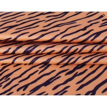 동물원단 문신 범무늬 후리스 플리스 프린팅 야인 무대 호피 털이 짧다 천 2948772867, 호랑이 무늬 005 번