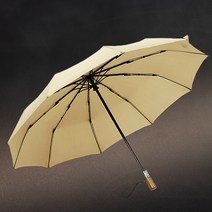 셀링뉴 빗속의 로맨스 튼튼한 3단 자동 접이식 고급 우산 UV차단 우양산 초발수 폰지원단 원목핸들