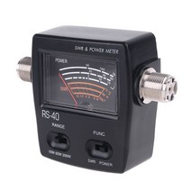 Nissei RS40 전력 SWR 미터 RS 측정 가능한 어댑터가있는 최대 200W 전력 범위
