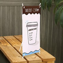 미니배너 미니배너거치대 탁상용배너 실사출력, 미니배너 180x420 출력물포함가