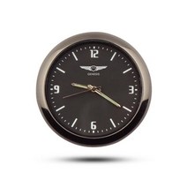 자동차 시계 내부 스틱 온 디지털 창세기 쿠페 G70 G80 G90 GV60 GV70 GV80 EV, For Genesis logo, Brown Color