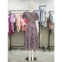 르니앤맥코이 [르니앤맥코이]밸티드 플라워 원피스(MK06OP118)