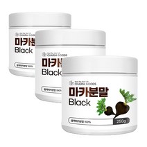 참굿즈 블랙마카 가루 먹는법 페루의산삼 분말 250g/3병